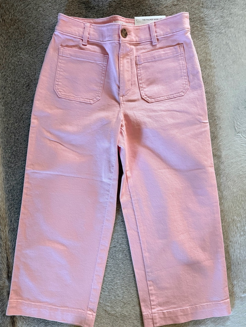 Loft Palmer Pink Wide-Leg Women’s Jeans NWT